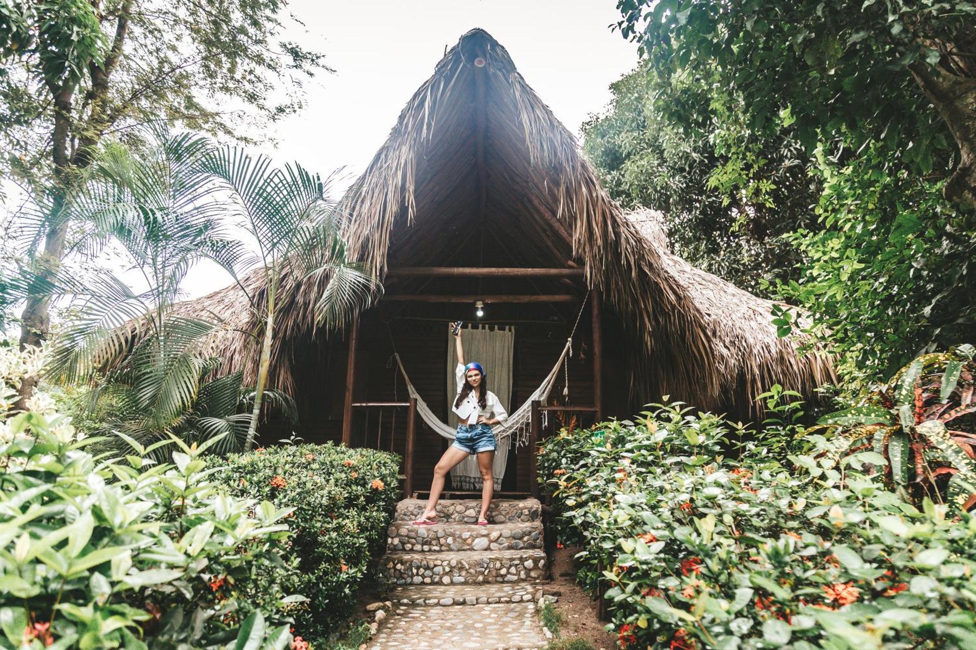 Cabana Wiwa Tayrona Los Naranjos Buitenkant foto